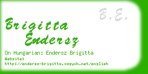 brigitta endersz business card
